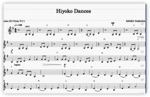 Hiyoko Dances – 小提琴分谱
