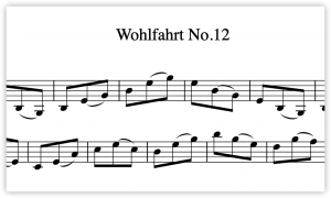 沃尔法特 练习曲 12 Wohlfahrt No.12