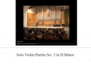 Violin Partita no. 2 in D minor BMV 1004 Bach – AMEB 7