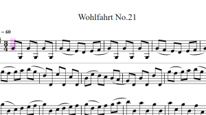沃尔法特 练习曲 21 Wohlfahrt No.21