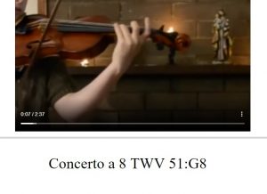Allegro from Concerto TWV 51:G8 Georg Philipp Telemann – AMEB 4