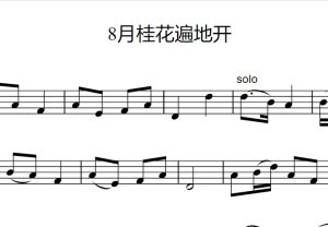 八月桂花遍地开 – 难度版