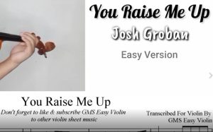 You raise me up