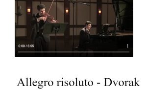 Sonatina in G major Allegro Risoluto Dvorak – AMEB 6