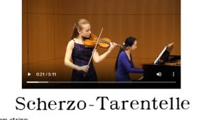 维尼亚夫斯基 谐谑曲与塔兰泰拉 Op.16 Scherzo tarantelle