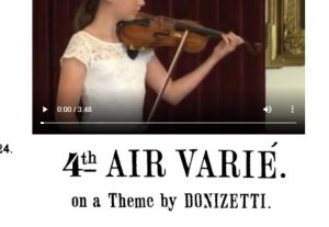 丹克拉 变奏曲 4 Dancla Airs Opus 89 – No. 4 Theme by Donizetti – AMEB 6